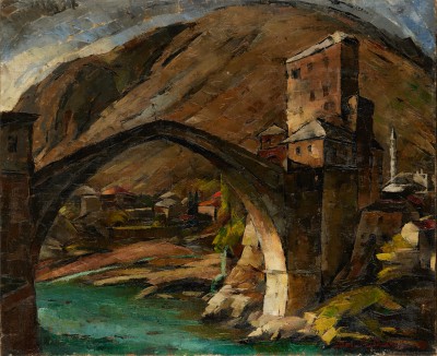 Village dans les montagnes